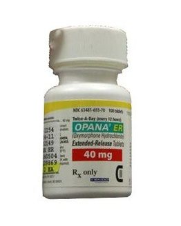 Buy Quality Opana (Oxymorphone) ER 40mg Tablets Online